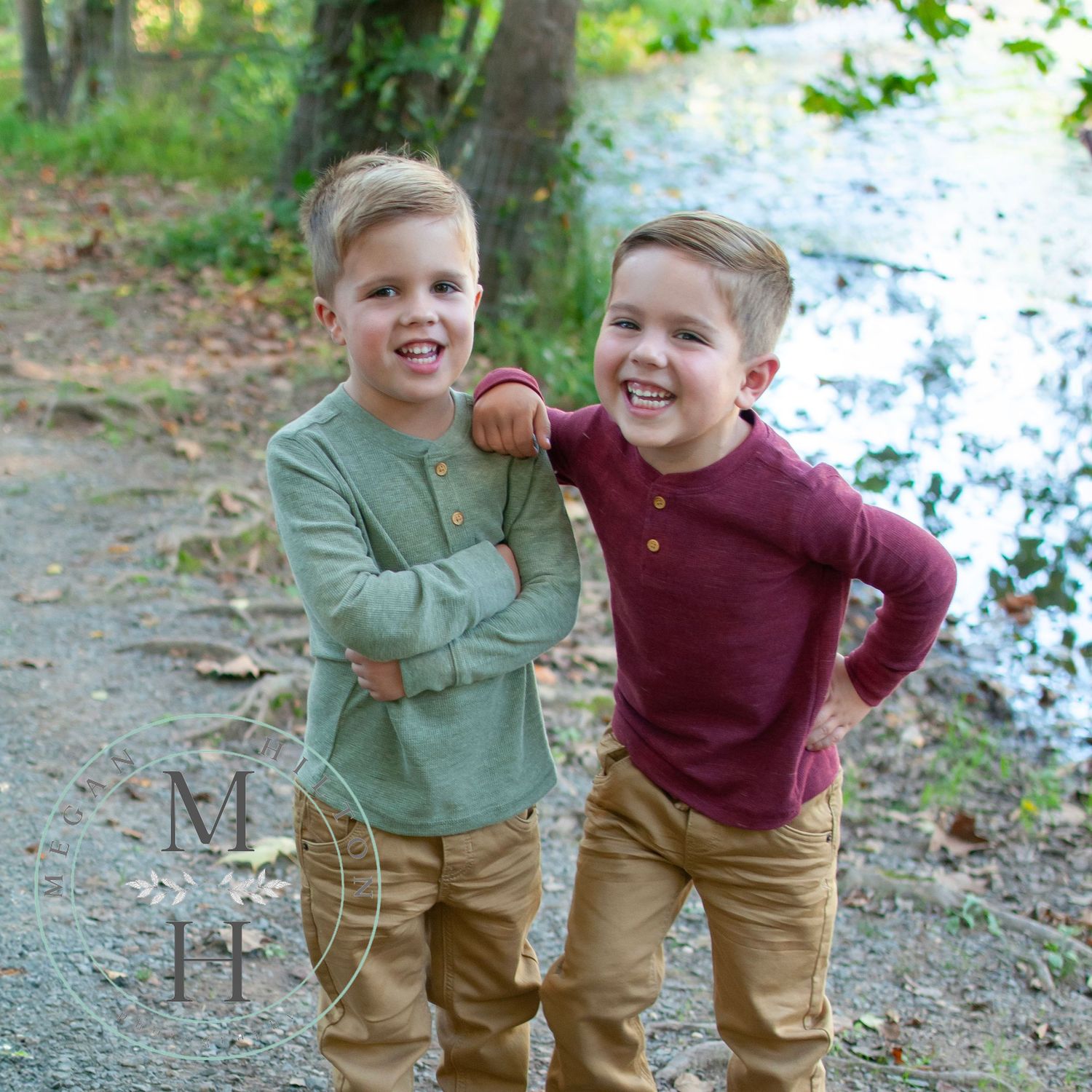Twin boys photo Ellanor C Lawrence park