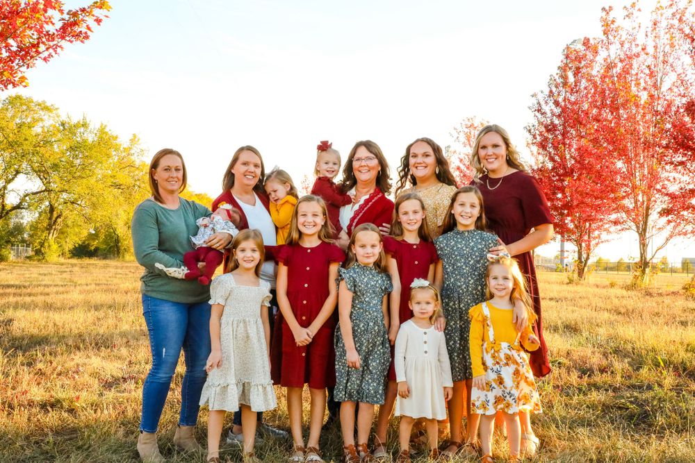 family portrait featuring the females