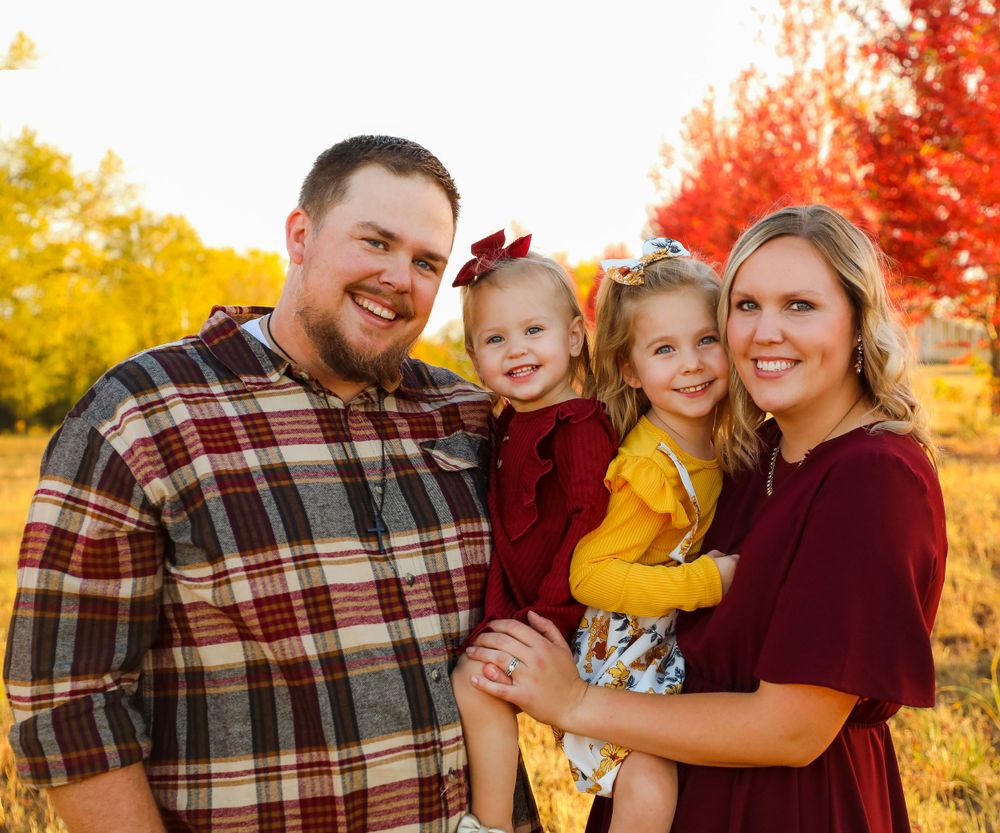 family portrait of 4