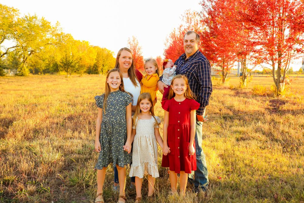 family portrait of 7