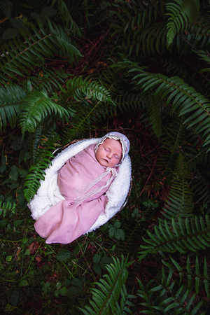 Nanaimo Outdoor Newborn Photography - Little Ginger Photography in Nanaimo, BC on Vancouver Island. Newborn Photographer in Nanaimo BC.