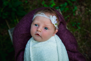 Nanaimo Outdoor Newborn Photography - Little Ginger Photography in Nanaimo, BC on Vancouver Island. Newborn Photographer in Nanaimo BC.