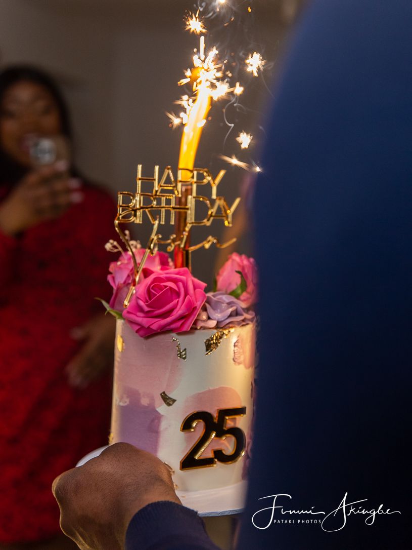 25th birthday celebration captured by Funmi Akingbe for Pataki Photos