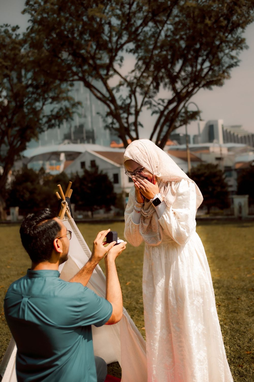 Proposal shoot at Singapore Fort Canning Park