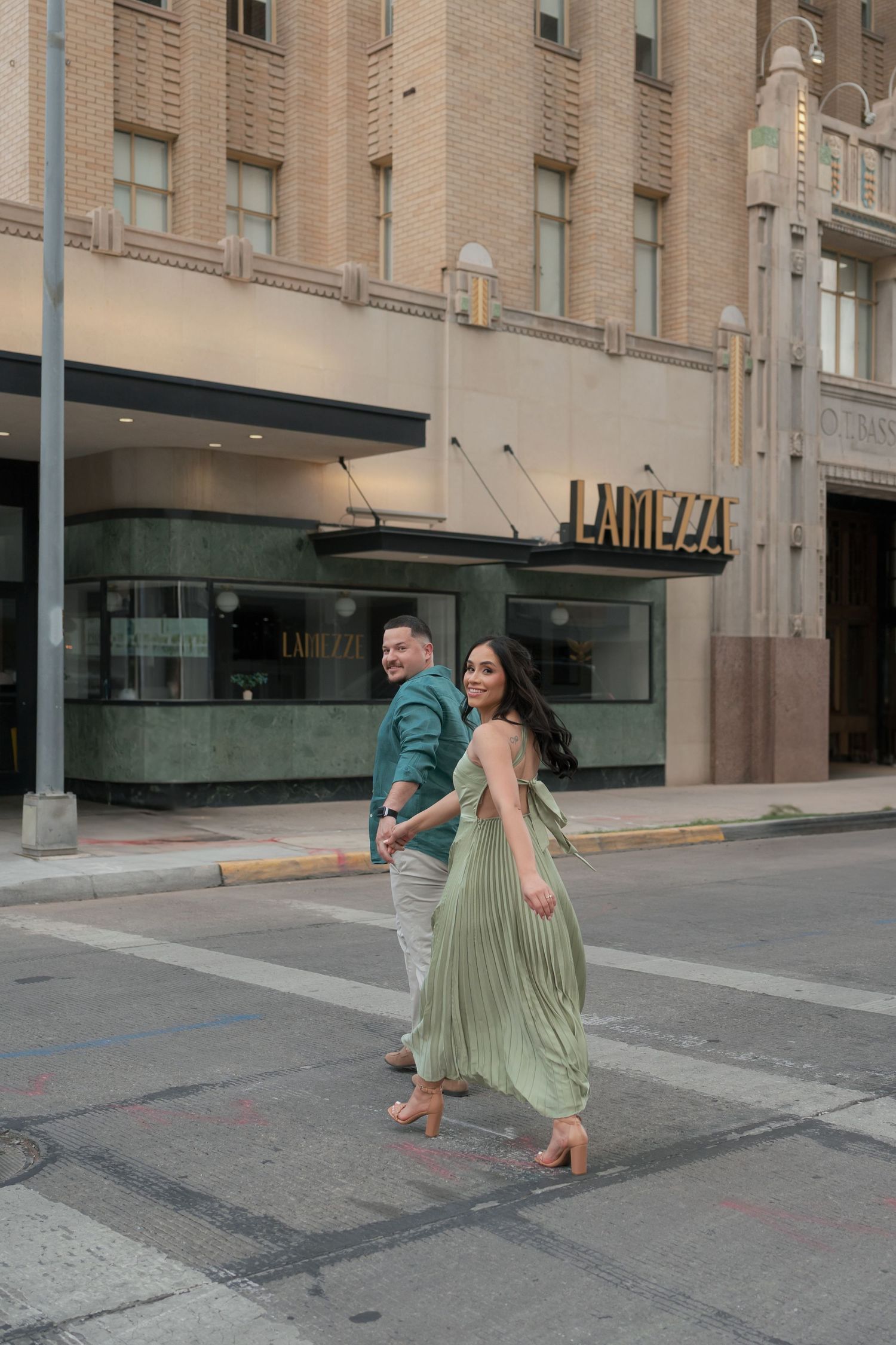Engagement photo session in Downtown El Paso