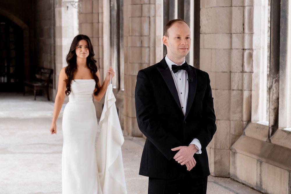 editorial wedding photography at knox college in toronto ontario