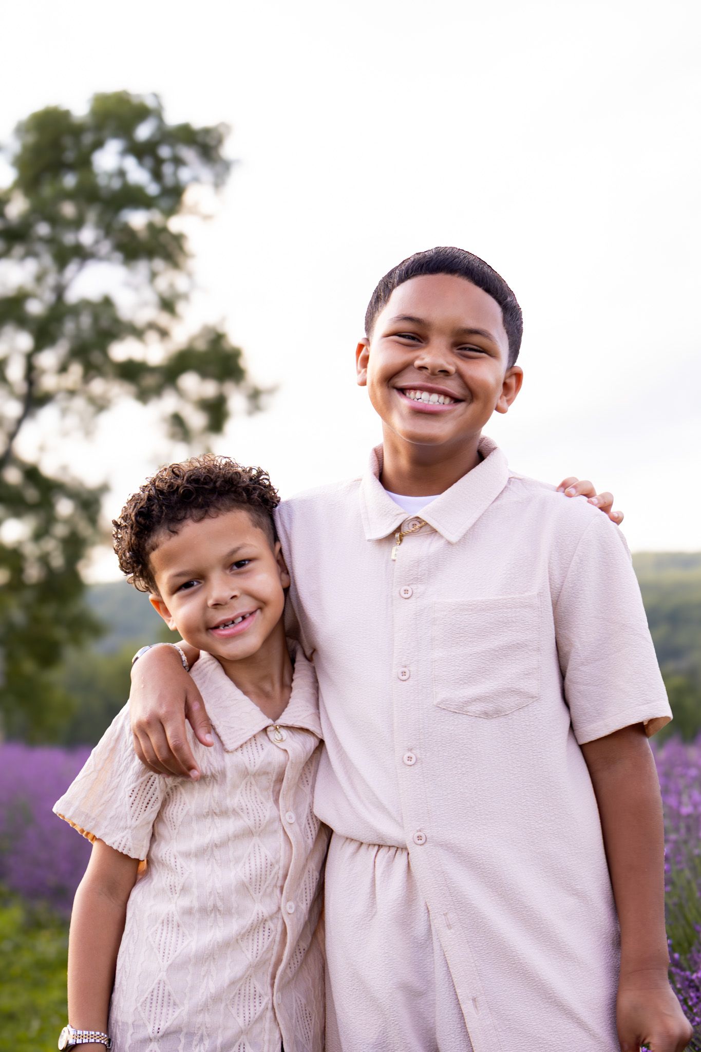 boys smiling
