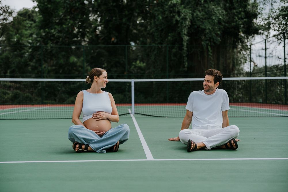 Maternity photoshoot at Tanah Gajah Ubud, Bali