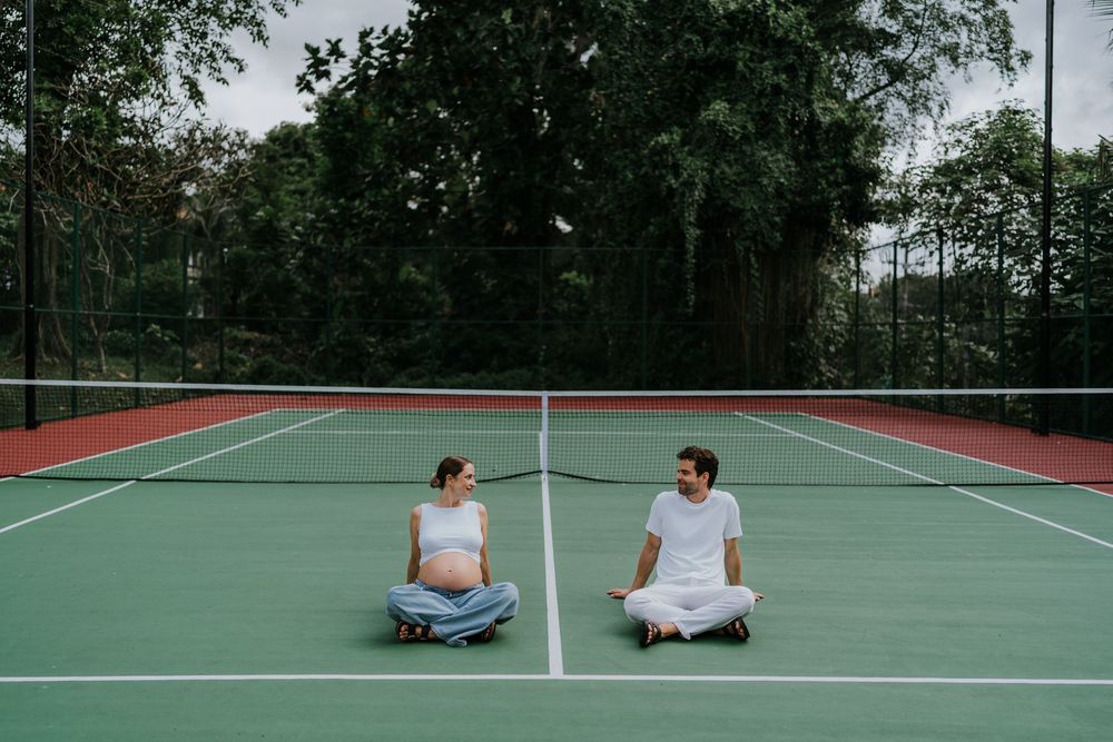 Maternity photoshoot at Tanah Gajah Ubud, Bali
