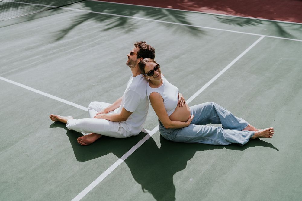 Maternity photoshoot at Tanah Gajah Ubud, Bali