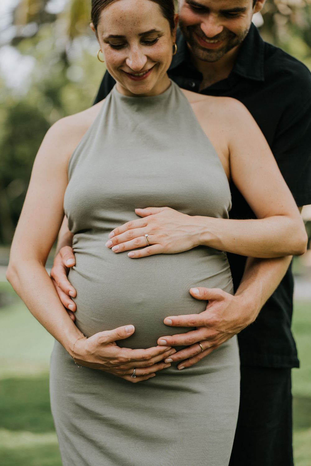 Maternity photoshoot at Tanah Gajah Ubud, Bali