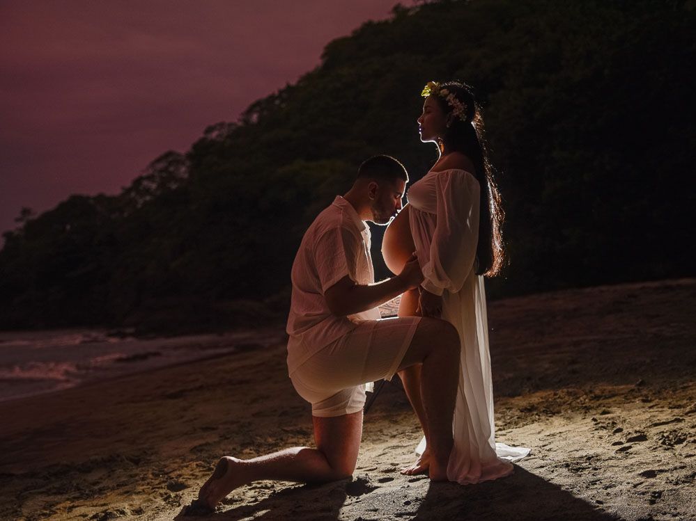 maternity photo session in papagayo