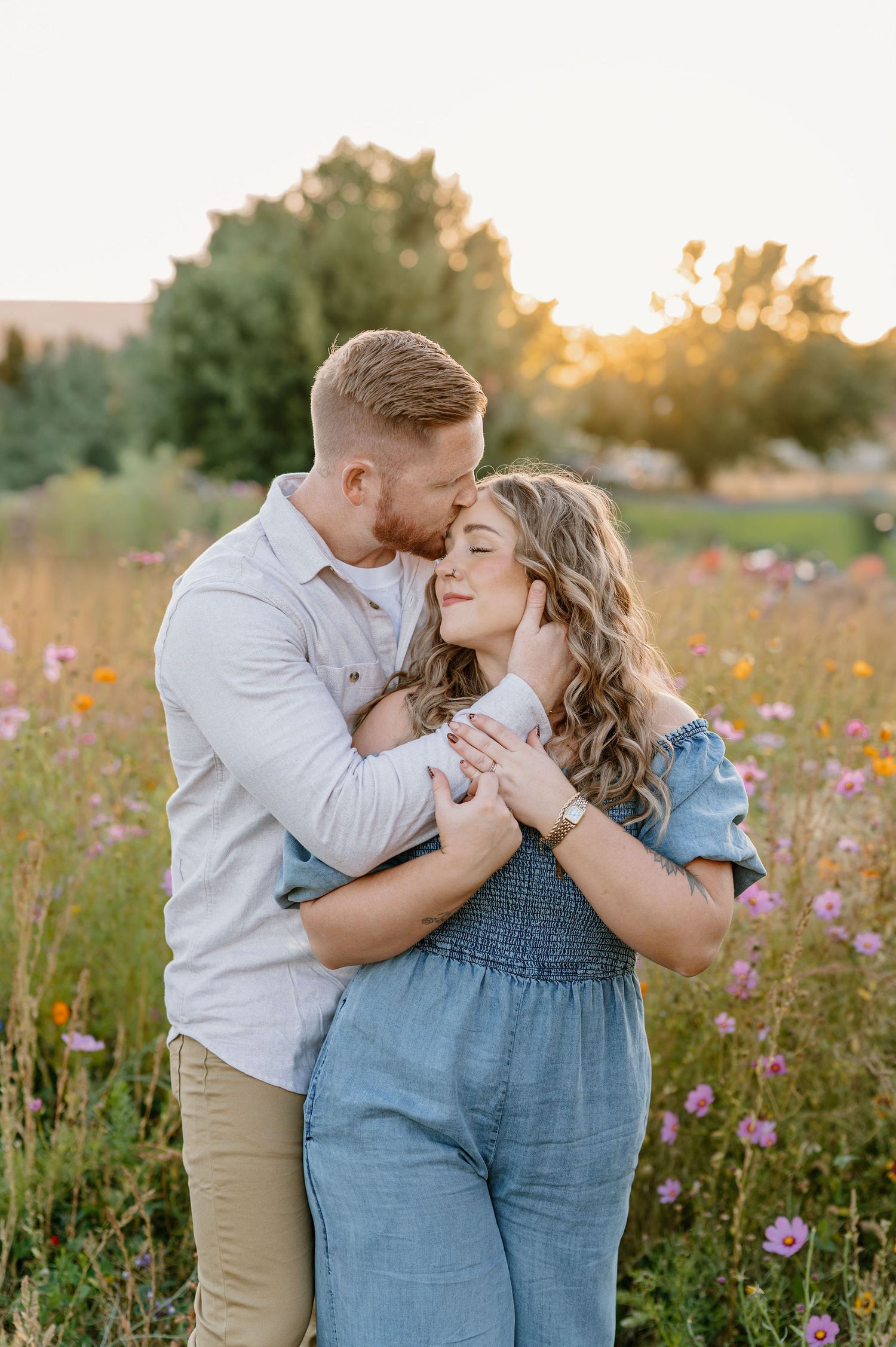 Late summer family photos at Haven Flower Farm