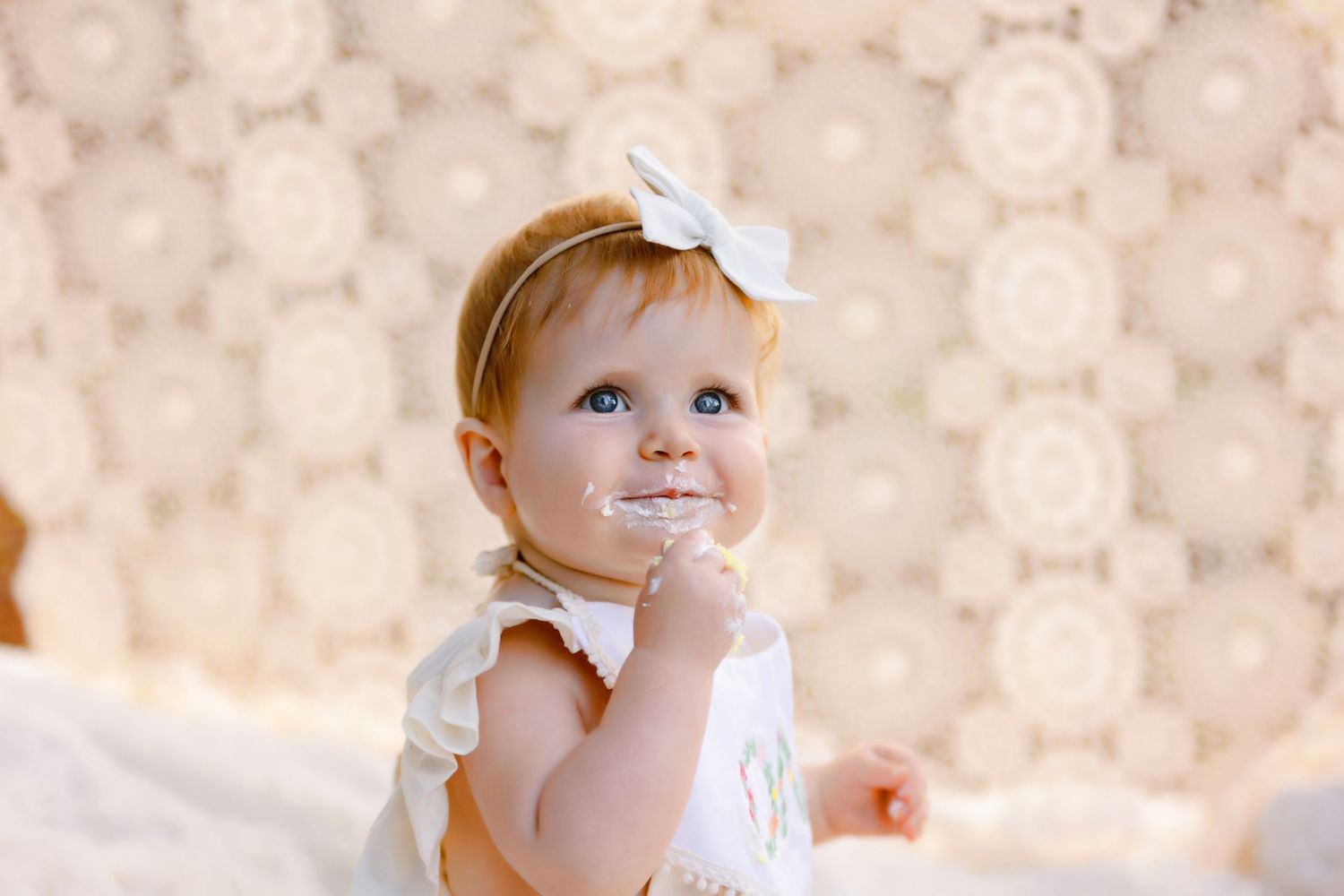 1 Year smash the cake. Greenville sc newborn photographer, Easley sc newborn photographer, Upstate sc newborn photographer