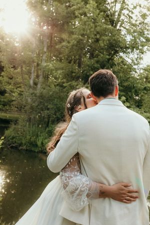 couple de mariés champetre yvelines