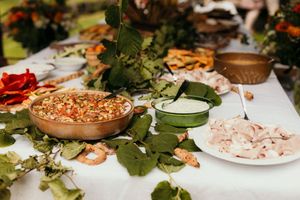 photo de détail table de cocktail mariage yvelines