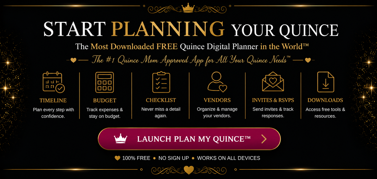 Plan My Quince™ App helping Dallas Fort Worth quince moms organize their quinceañera planning digitally