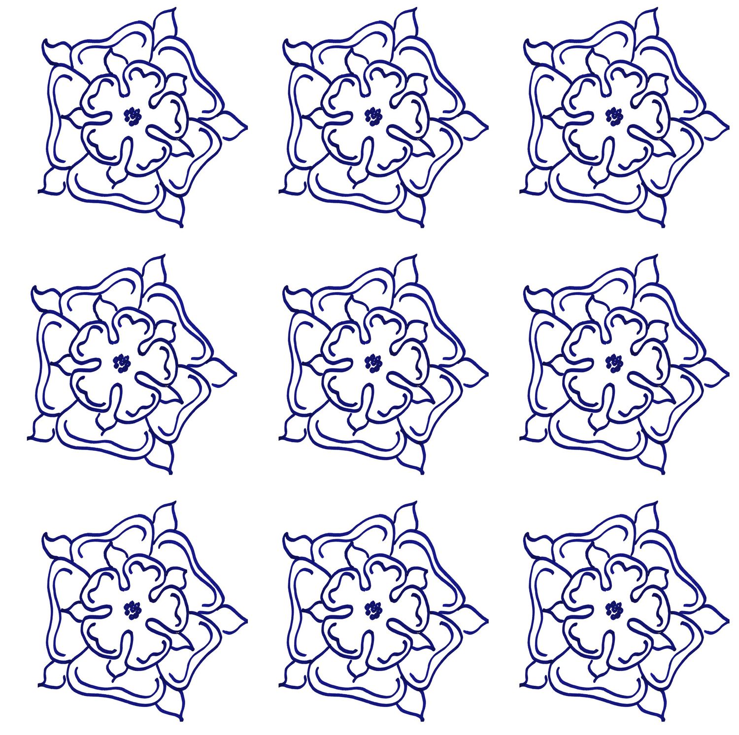Tudor Rose pattern by Piret Victoria Ribas