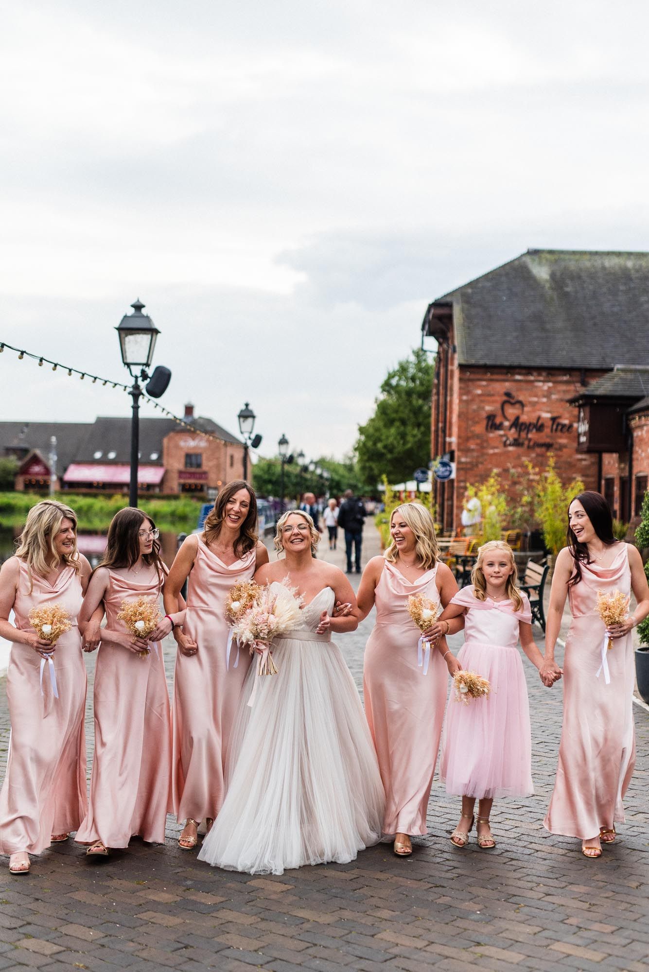 Natural and relaxed budget-friendly wedding photography at The Crows Nest, The Waterfront, Barton Marina