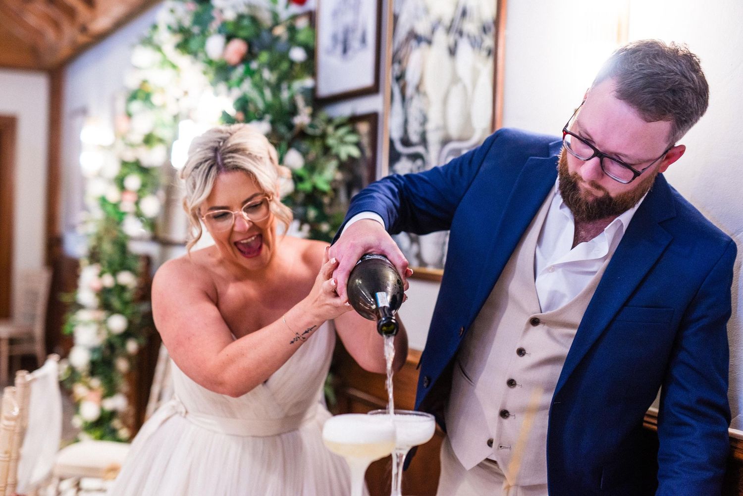 Natural and relaxed budget-friendly wedding photography at The Crows Nest, The Waterfront, Barton Marina