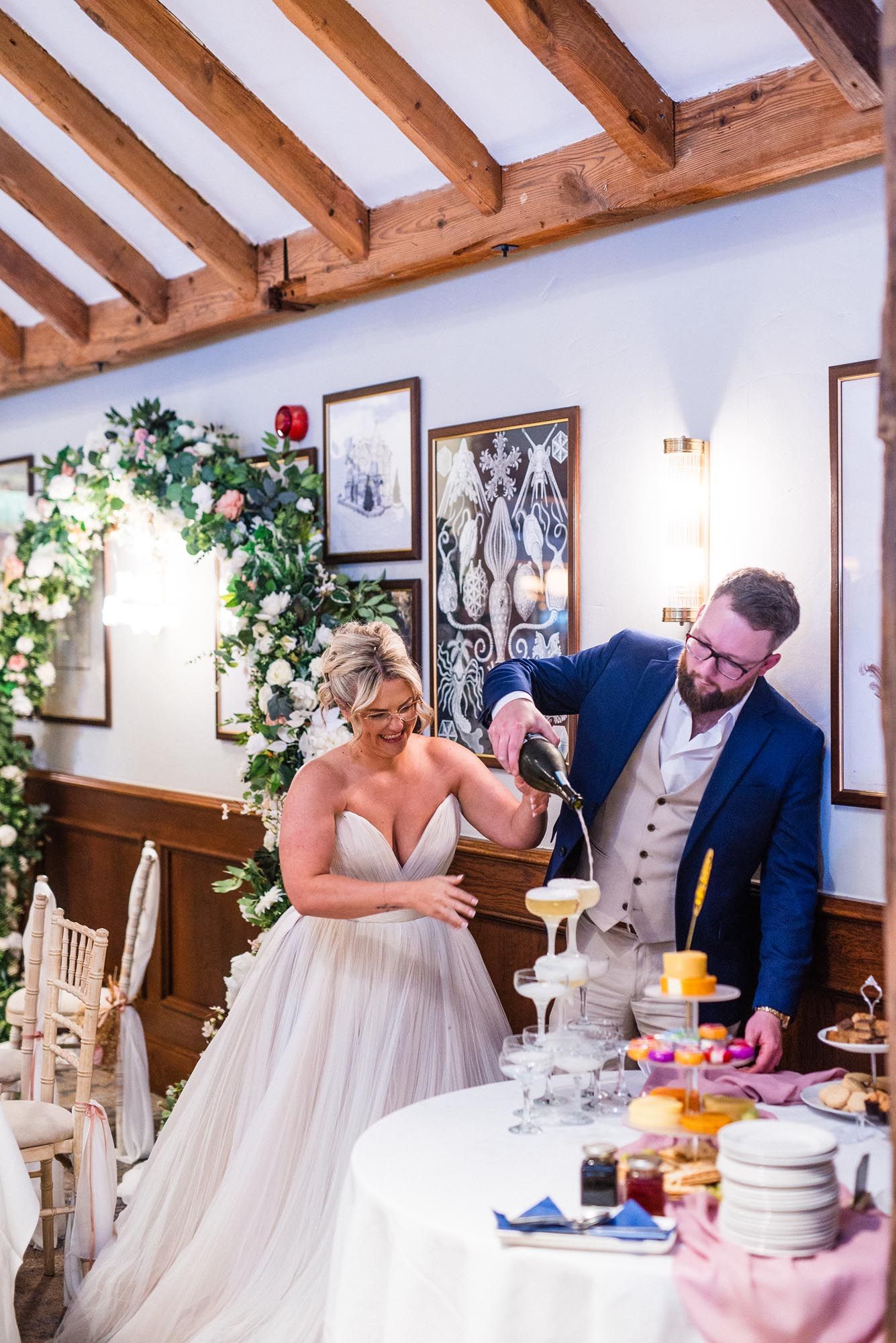 Natural and relaxed budget-friendly wedding photography at The Crows Nest, The Waterfront, Barton Marina