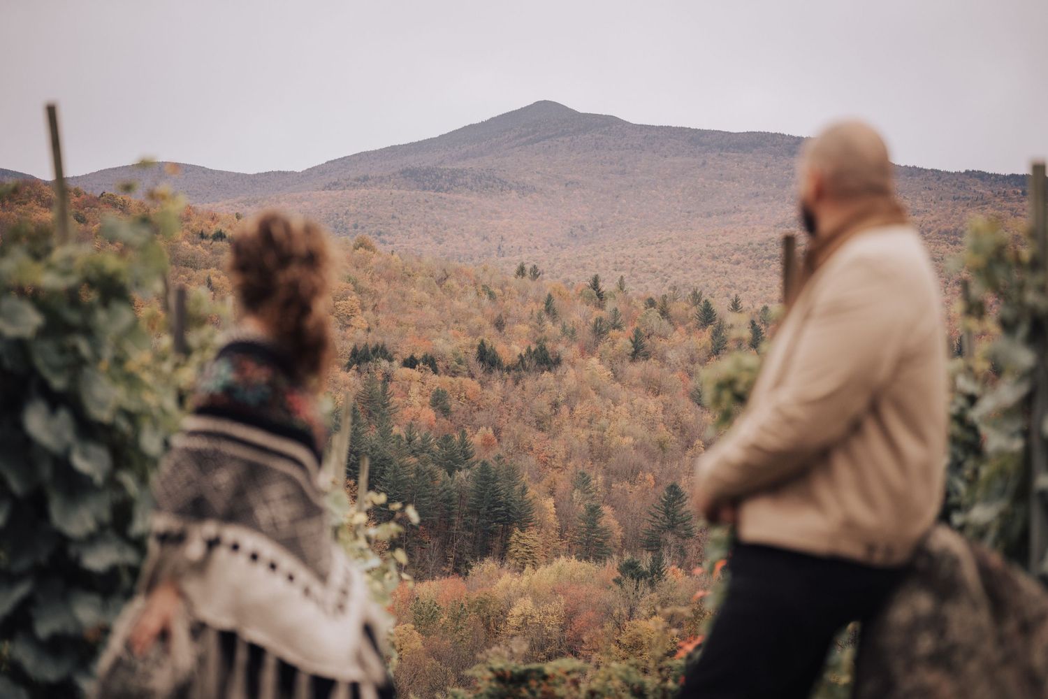 Photographe de mariage de luxe et Photographies de fiançailles à Cantons de l'Est, entre vignes et dynamique.