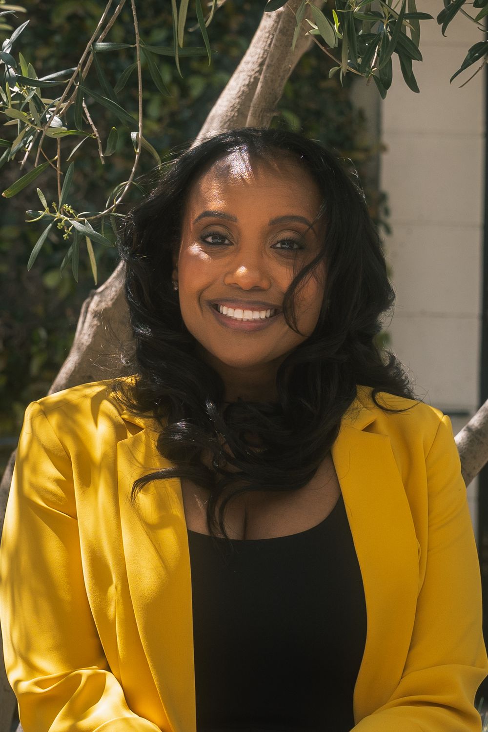 Professional branding headshot for LinkedIn taken in Pasadena with natural lighting