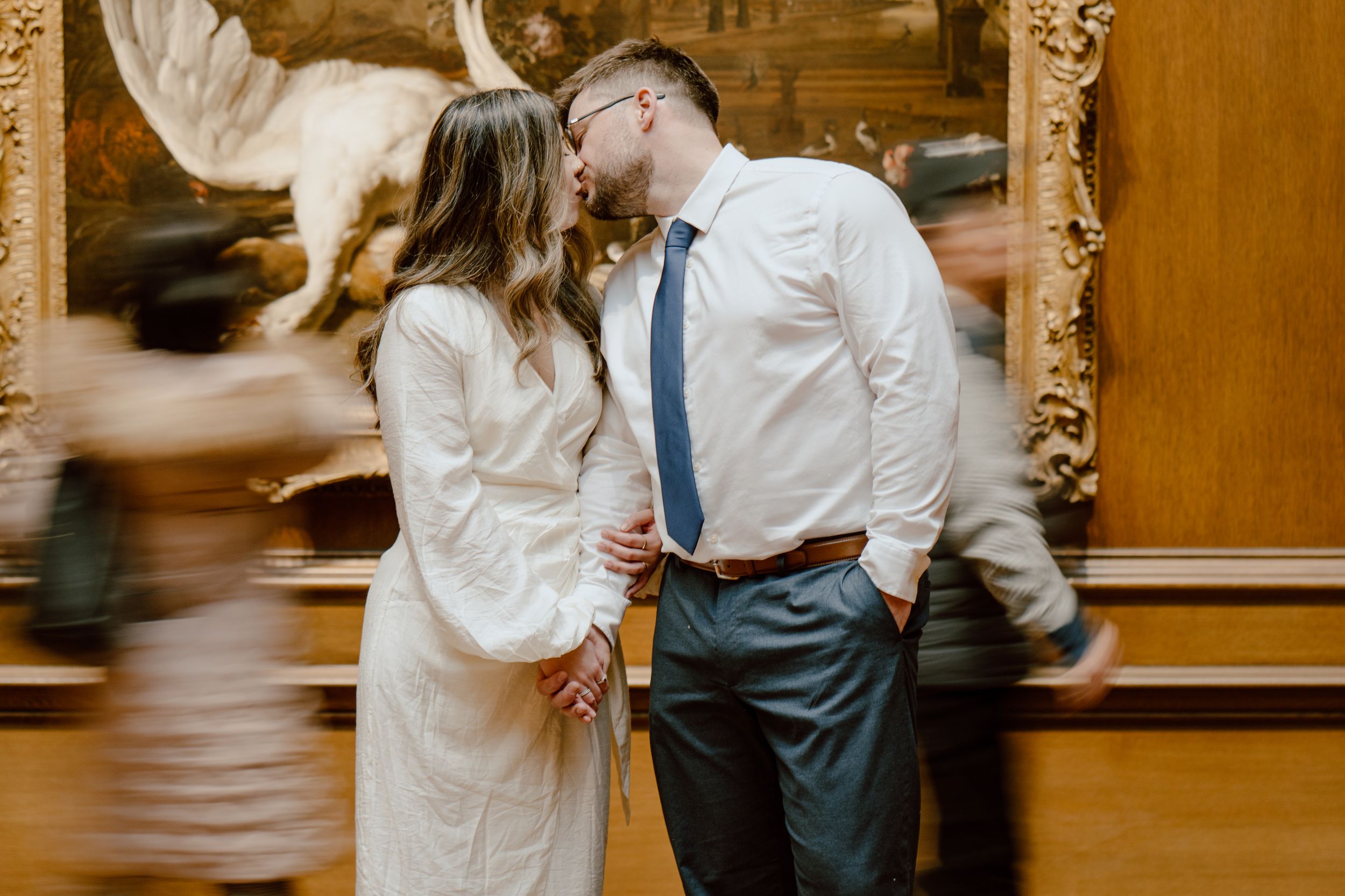Lifestyle wedding photographer documenting real, unposed moments between a couple during their wedding in Washington DC.