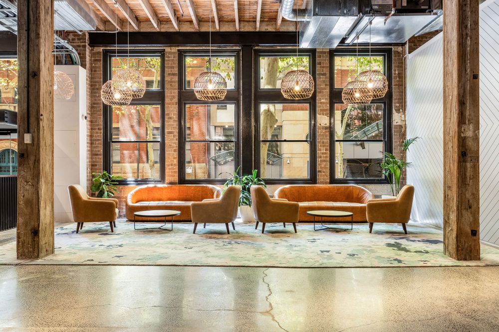 Wentworth Capital - Interior  lobby shot of 100 Harris St PrymontSydney real estate photographer