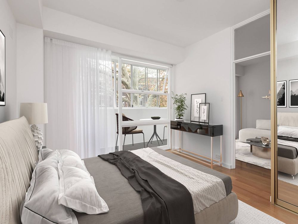 Potts Point apartment with virtual furniture