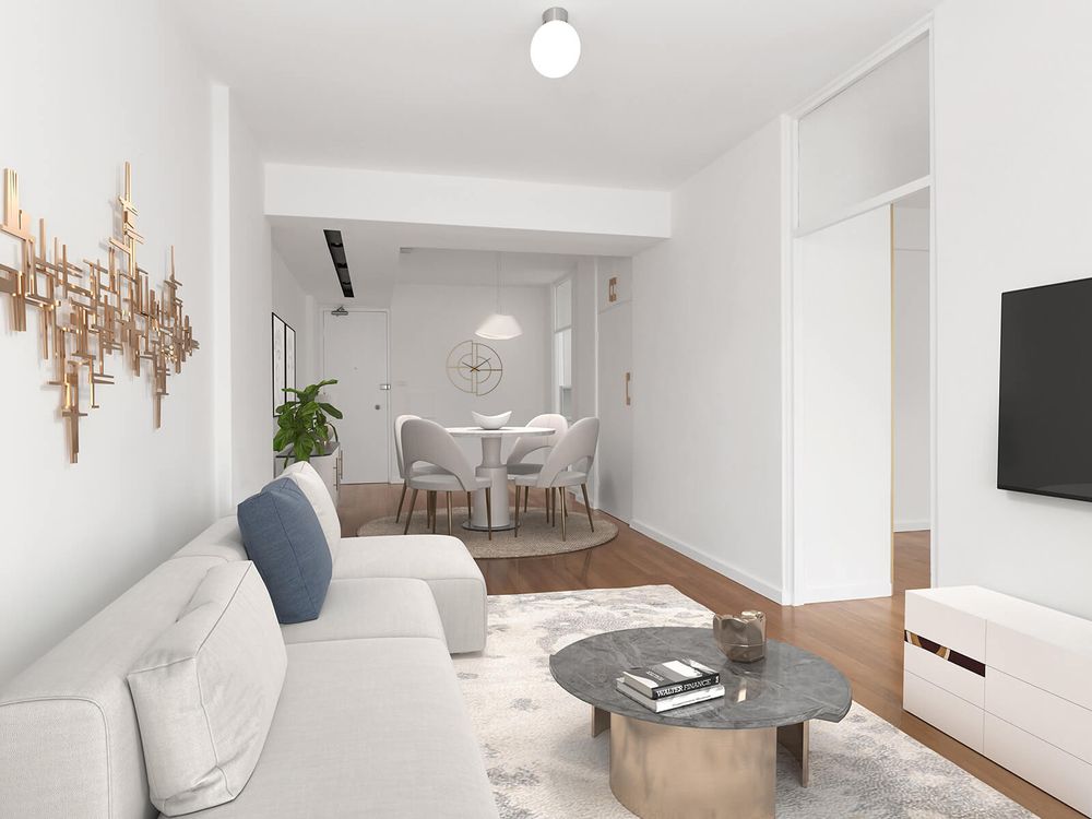 Potts Point 
Living room interior with virtual furniture