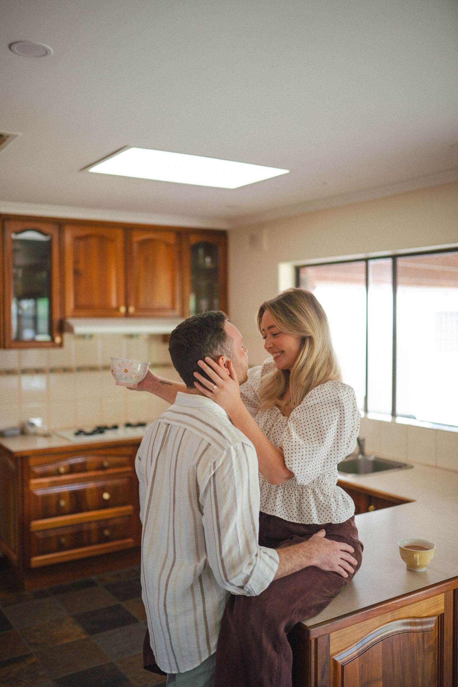 Romantic In Home Couple Engagement Photography - Lachlan McGuinness and Claire McNally
