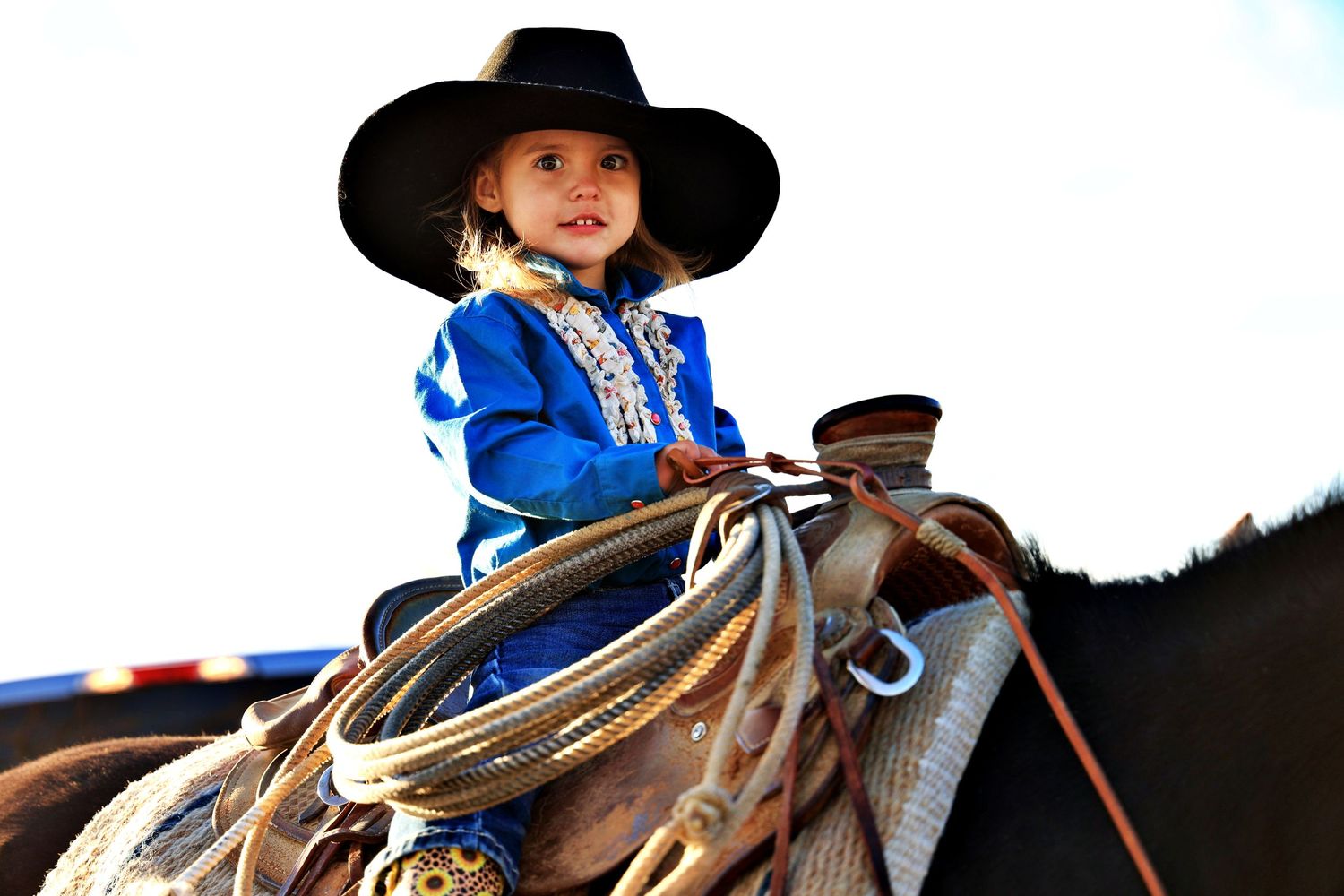 Western Art- Little Cowgirl