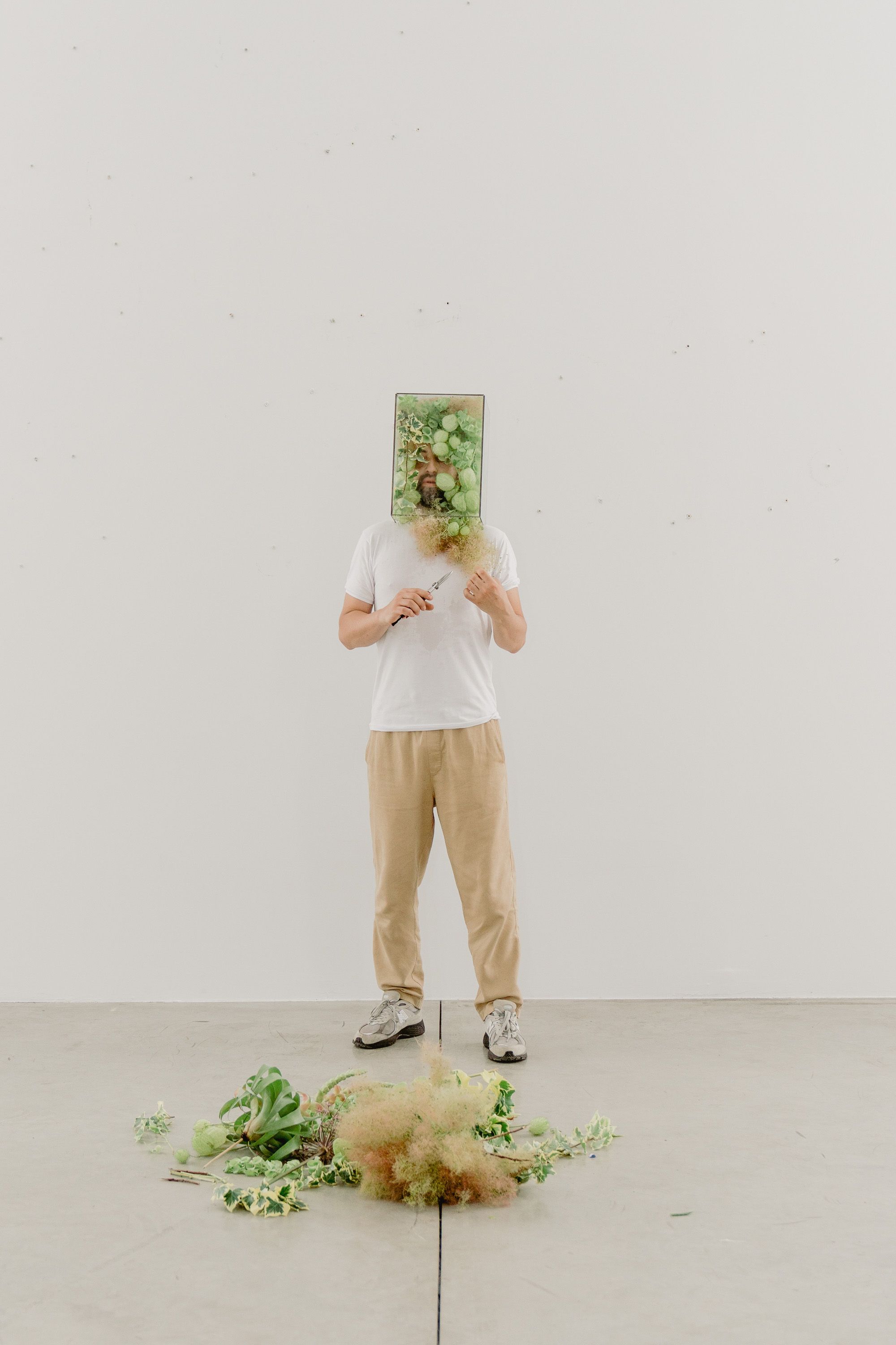 Flower Artist Yunus Karma, Magazine Cover Portrait Photography by Kemal Uysal