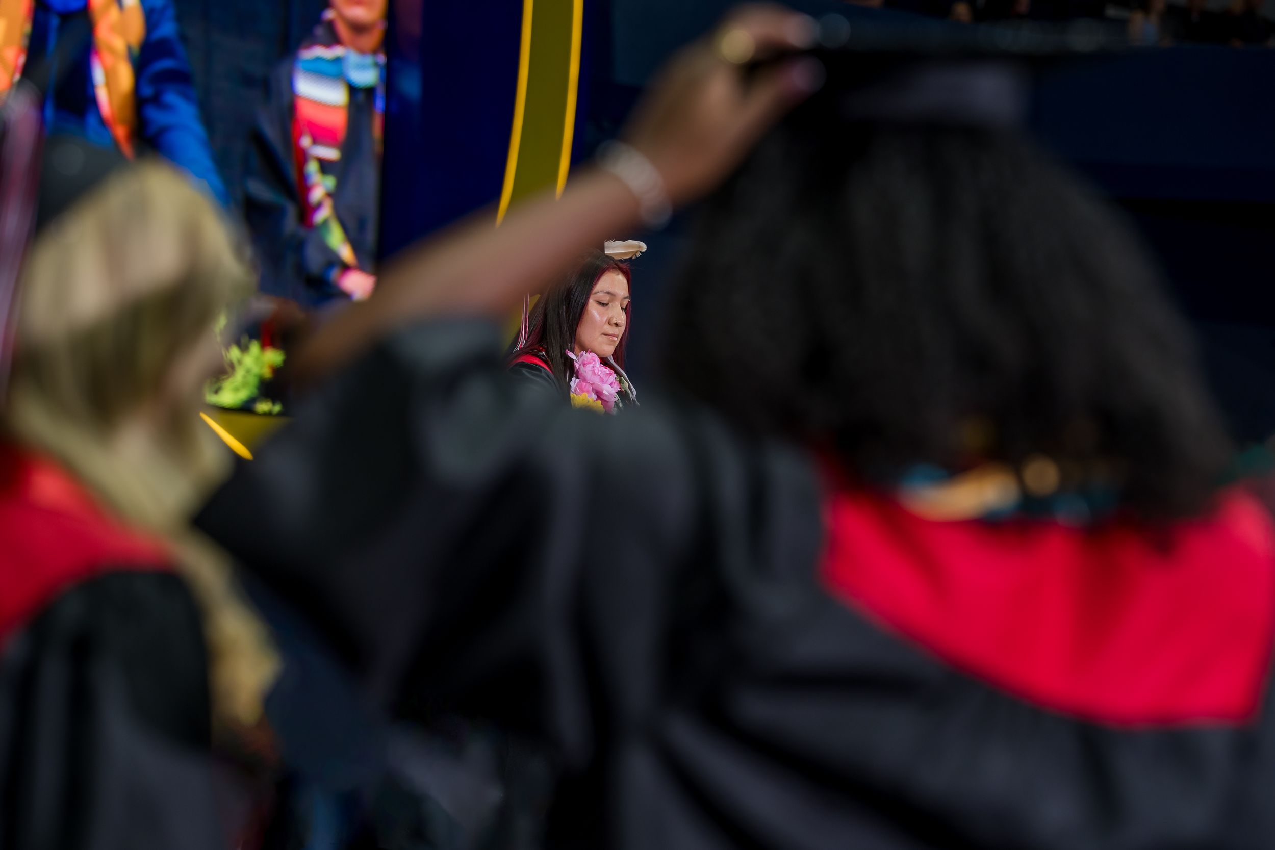Senior Class President Micah Rhon speaks during the 2025 CHS Graduation ceremony on May 23, 2025.