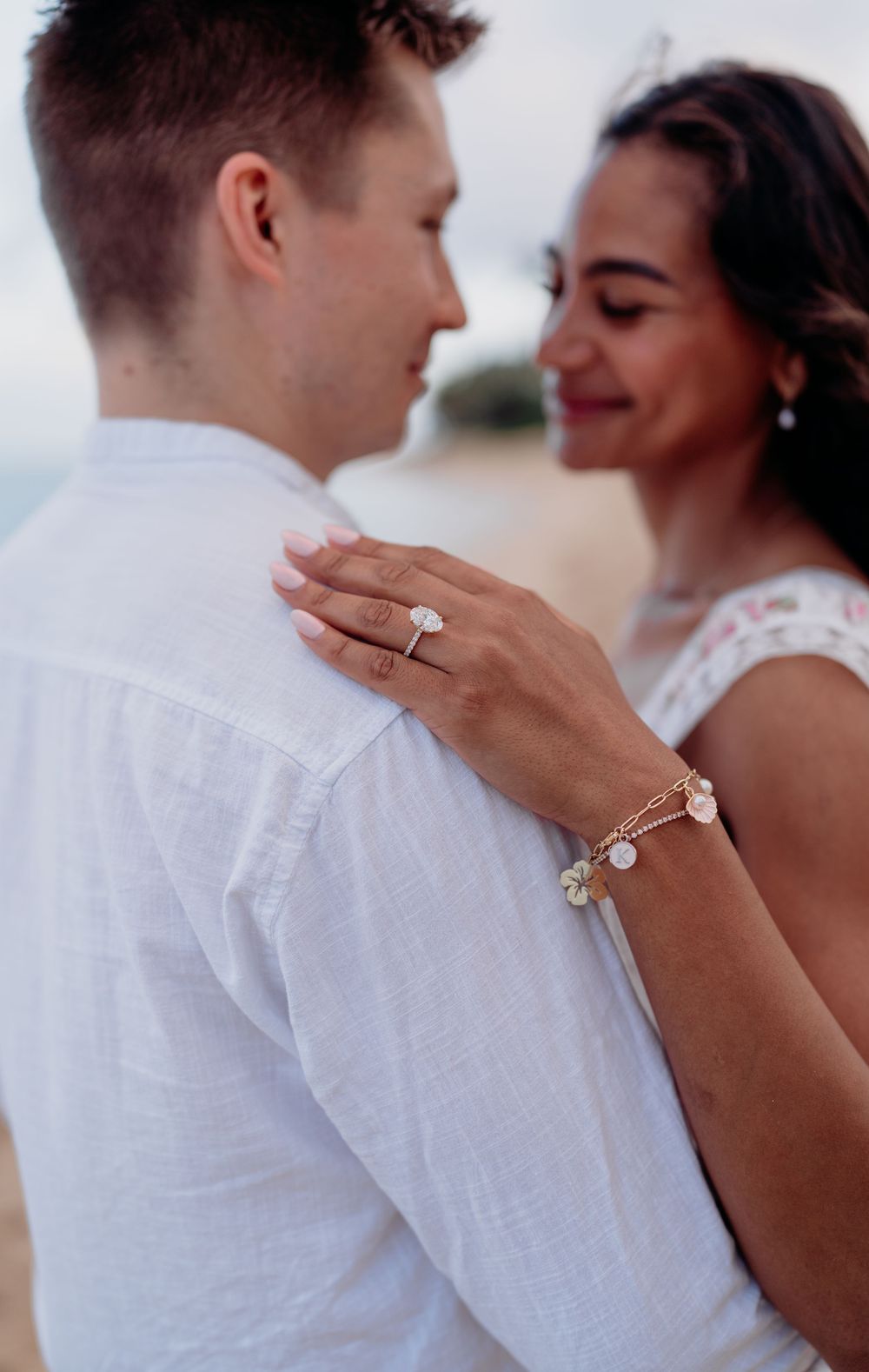 Hawaii Oahu sunrise sunset beach proposal engagement wedding couple family photoshoot photography