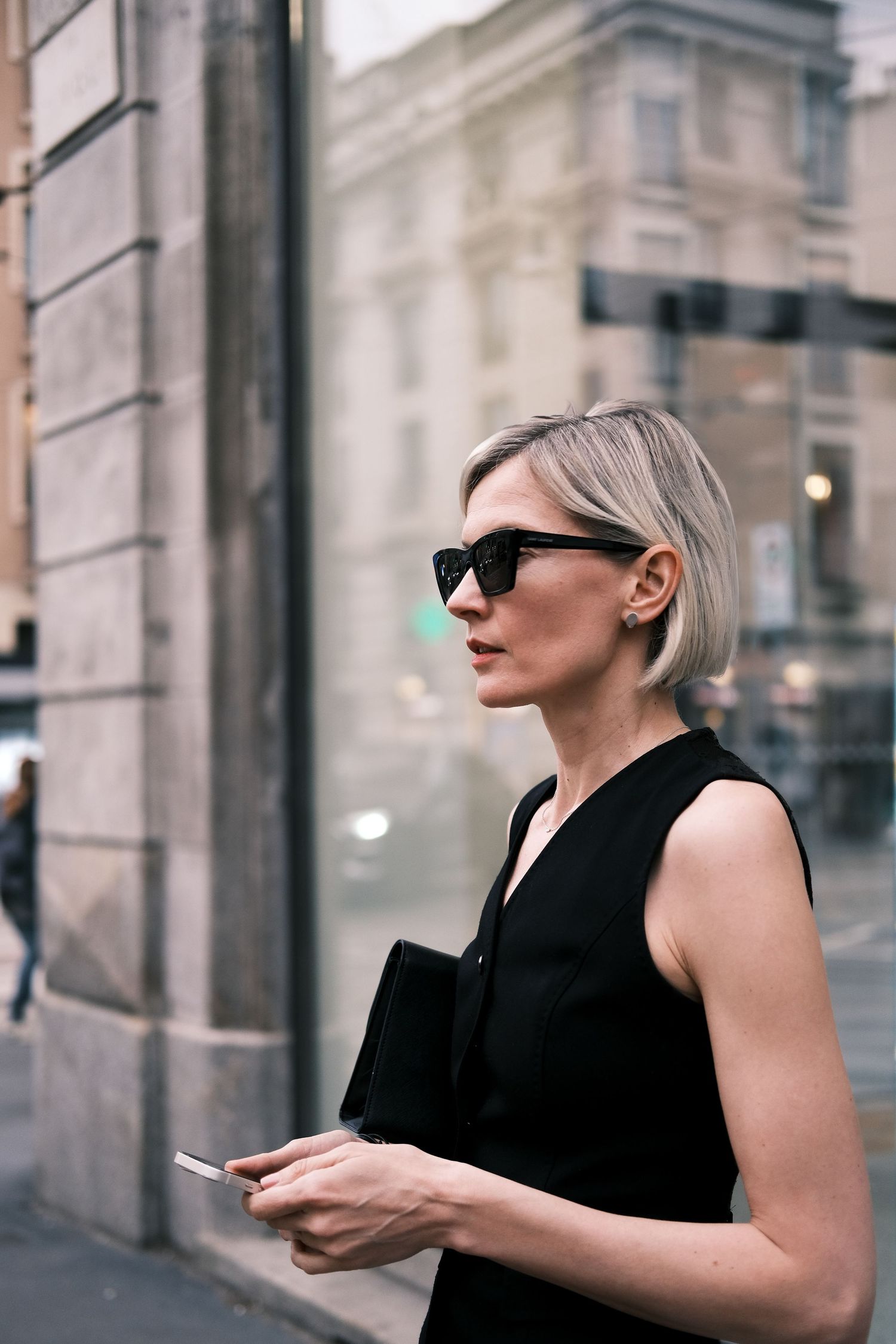 street style photograph in Milan