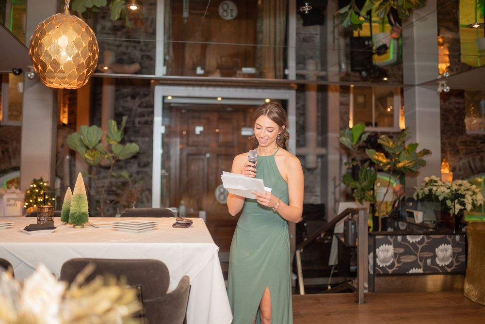 Restaurant e18hteen wedding reception