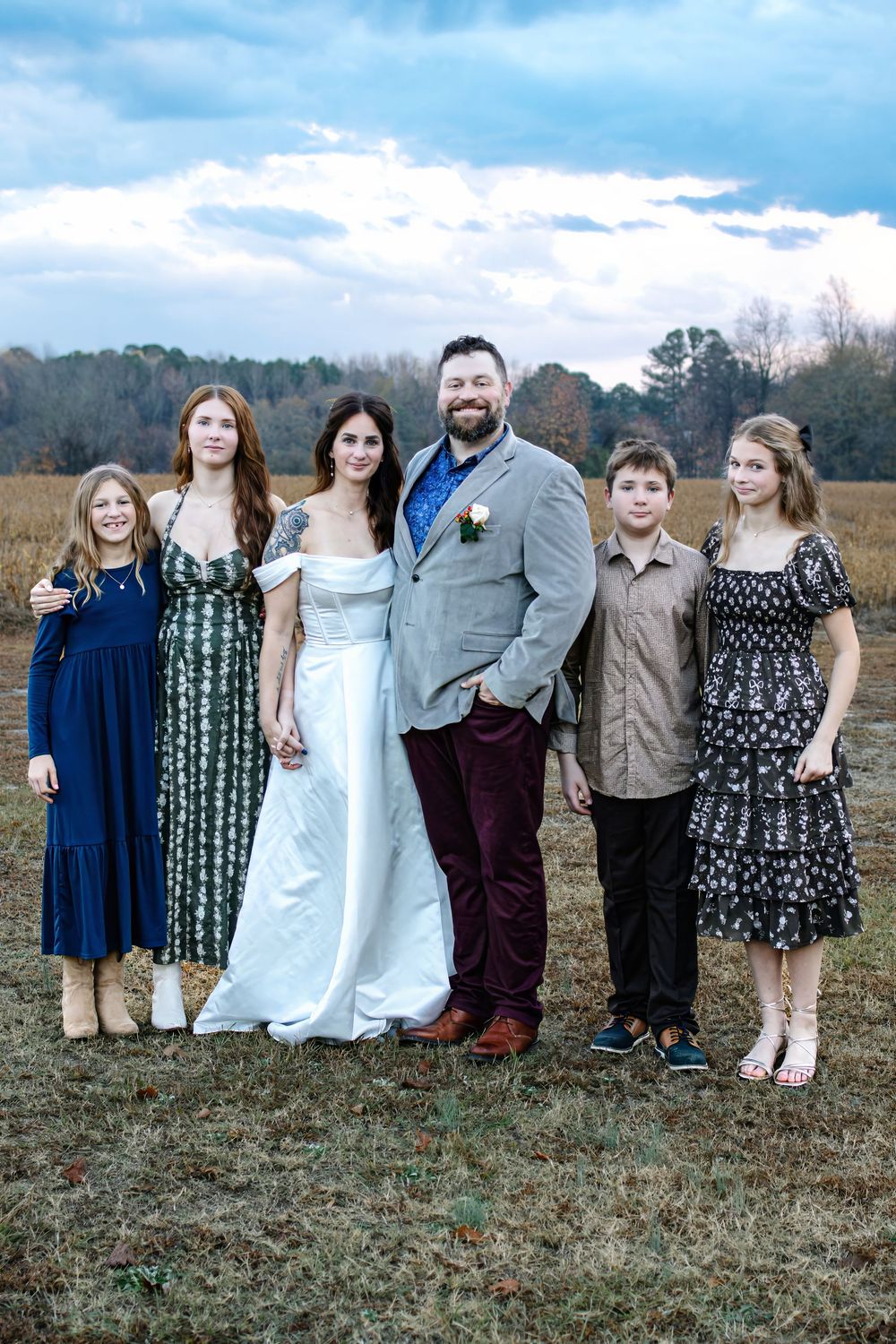 wedding family portrait