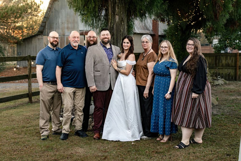 wedding family portrait