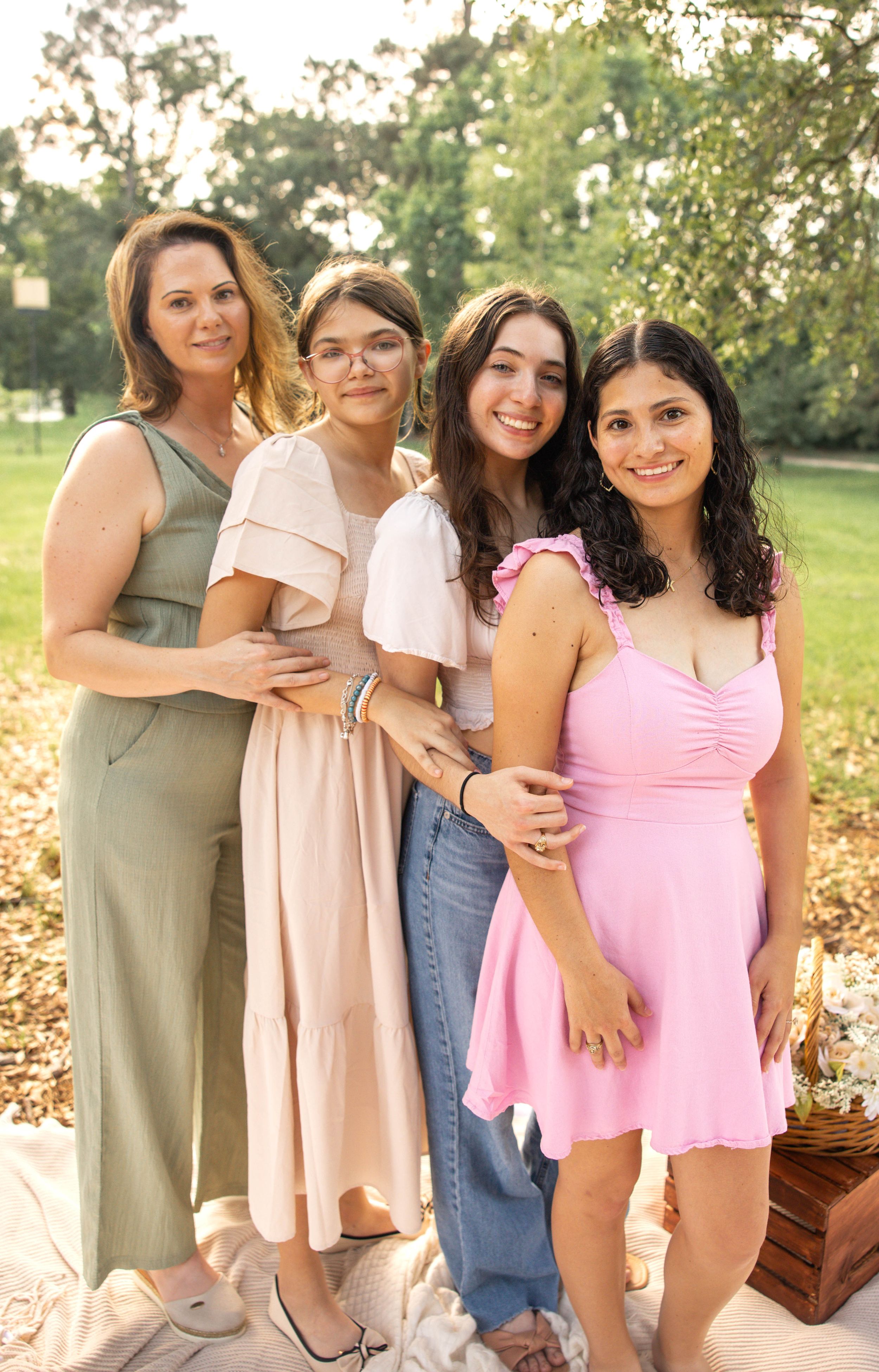 Family photography session in The Woodlands, Texas