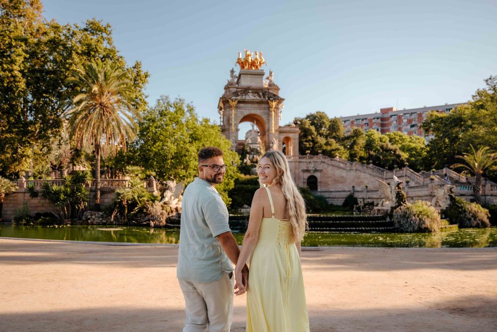 Romantic Barcelona morning shoot