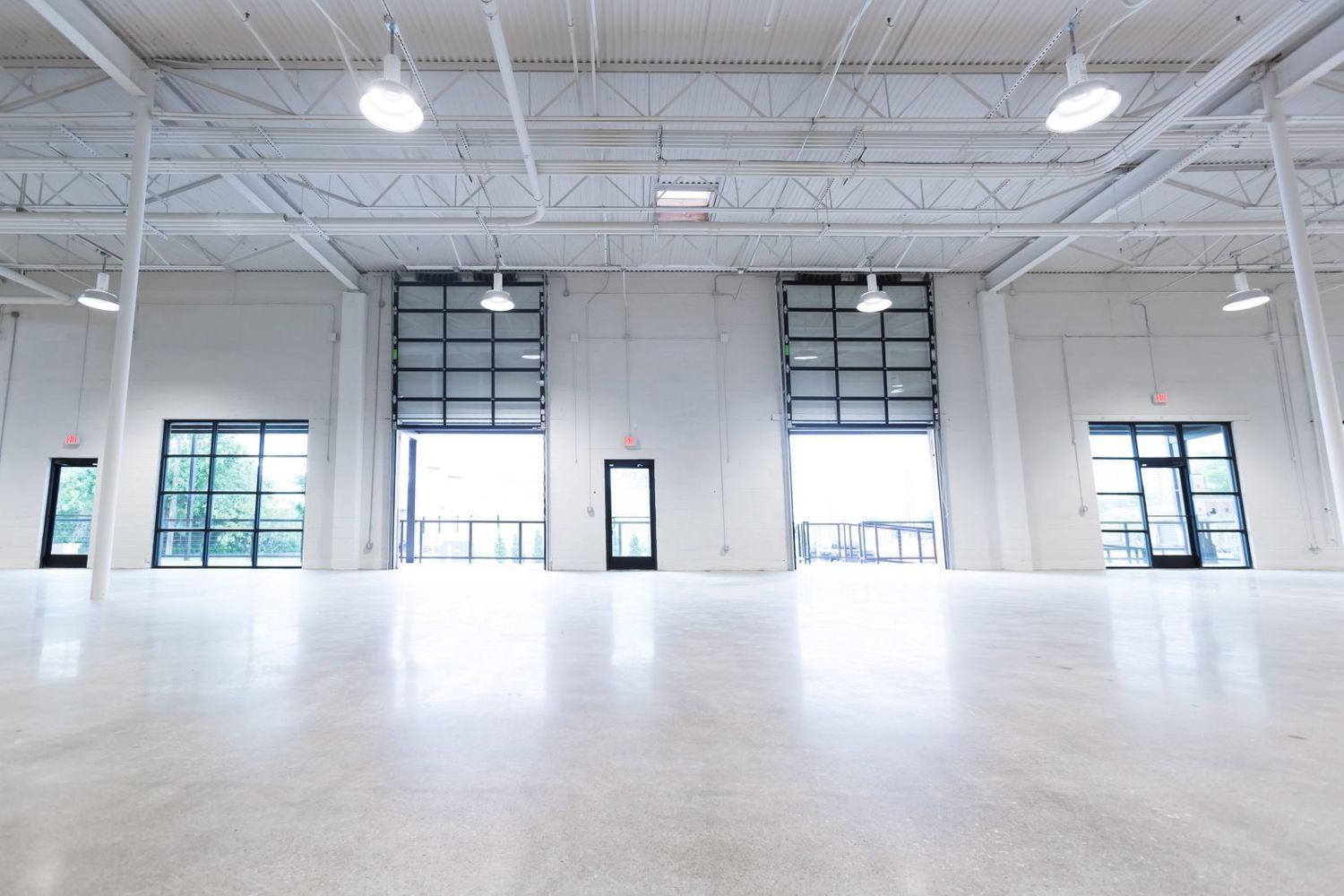 Open event hall at On the Levee, a Dallas wedding venue