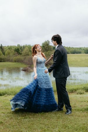 Prom photography Moncton New Brunswick senior grad portraits in Riverview NB, Blossom Grove Barn prom photos by Brittany Gauthier