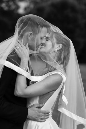 zwart-wit trouwfotografie - Elles Yanna Photography