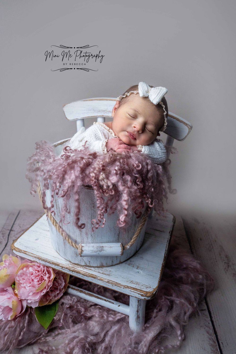 Newborn baby girl photography session based in Lichfield