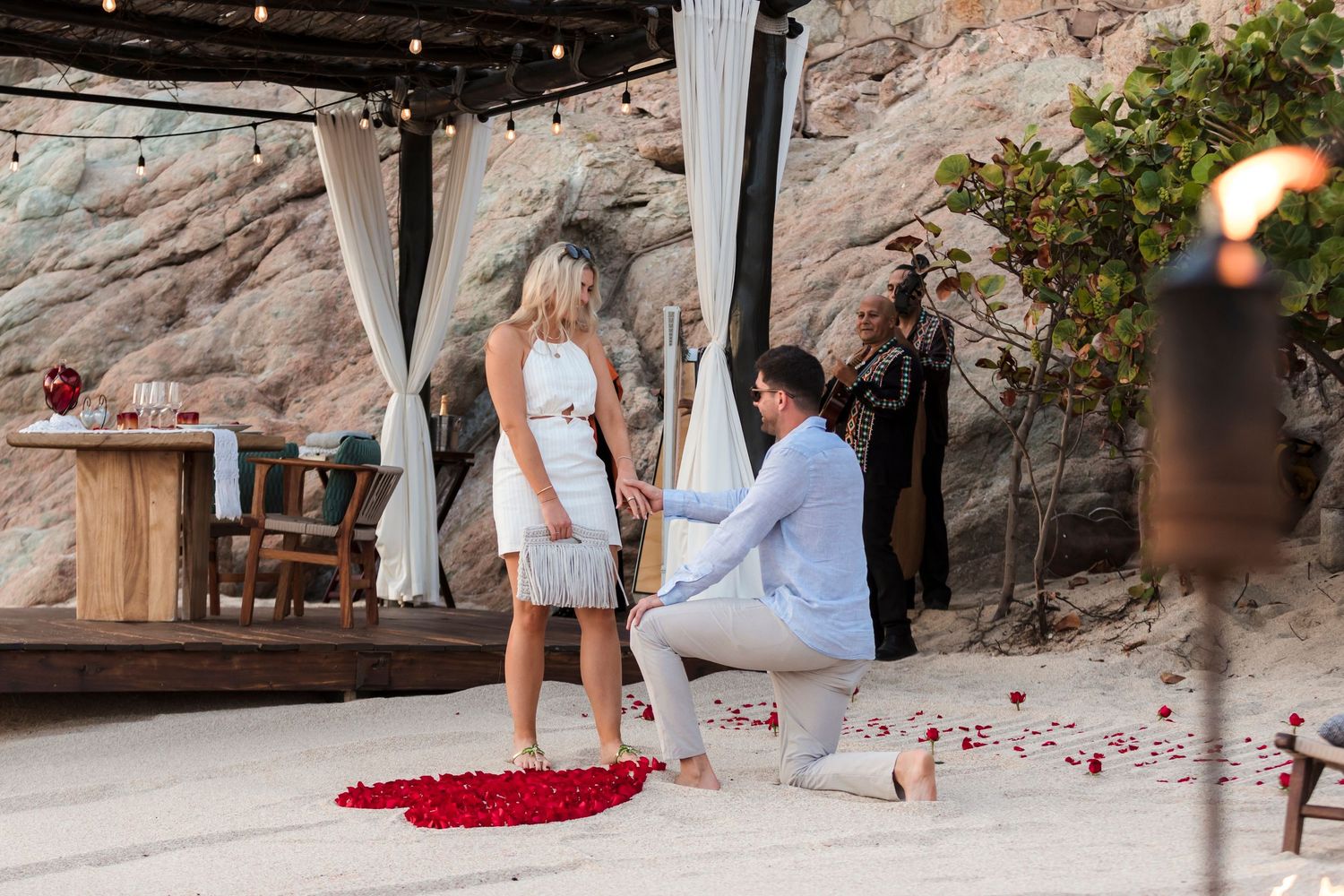 Social event with stylish decoration in Cabo