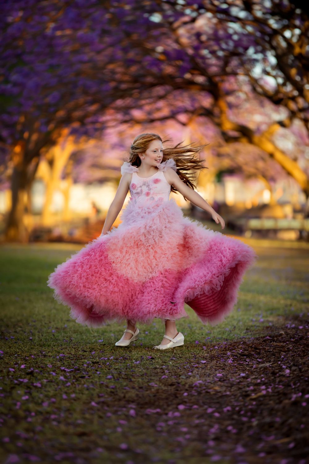 10th birthday milestone, goodna, vibrant exciting, fun outdoor portrait session, pink,  family photogrpher salma begg