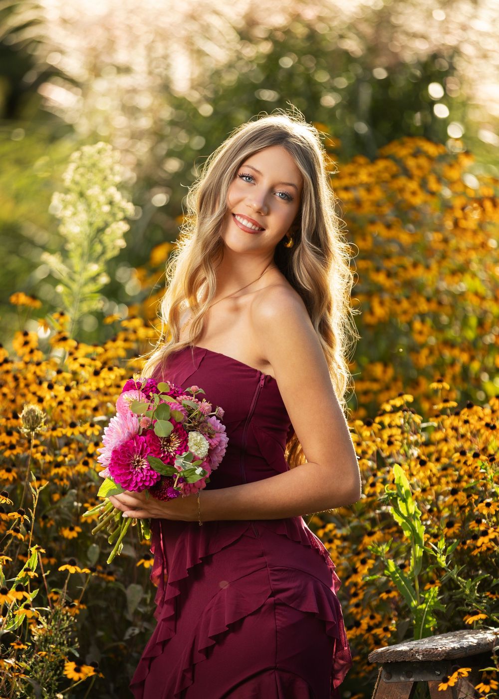 sunflower metro detroit high school senior photography