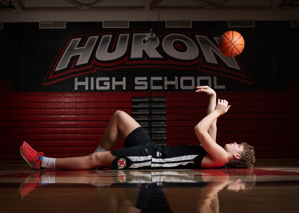 huron basketball high school photography